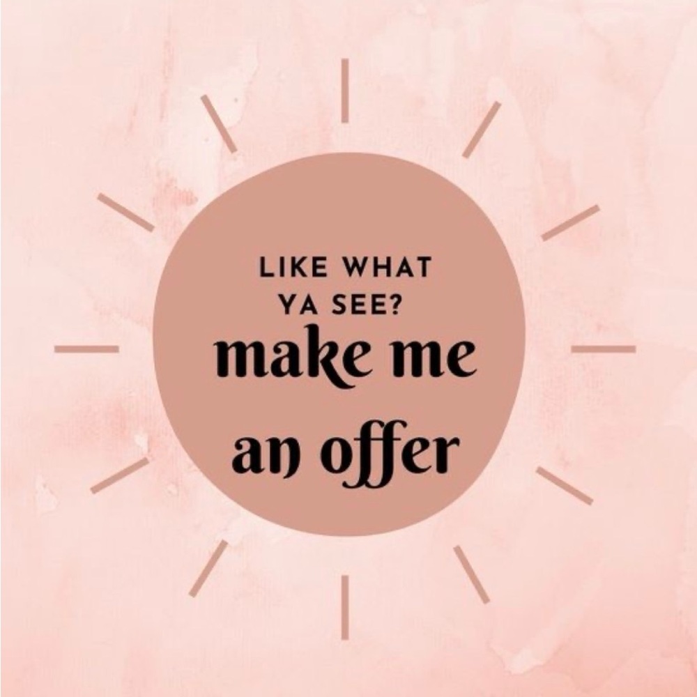 I accept ALL offers, you heard me right!✨